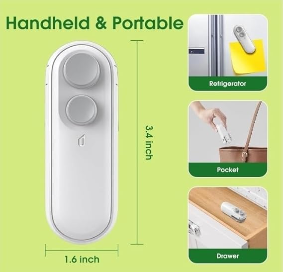 Portable Mini Sealing Machine – USB Rechargeable Heat Sealer for Food Bags