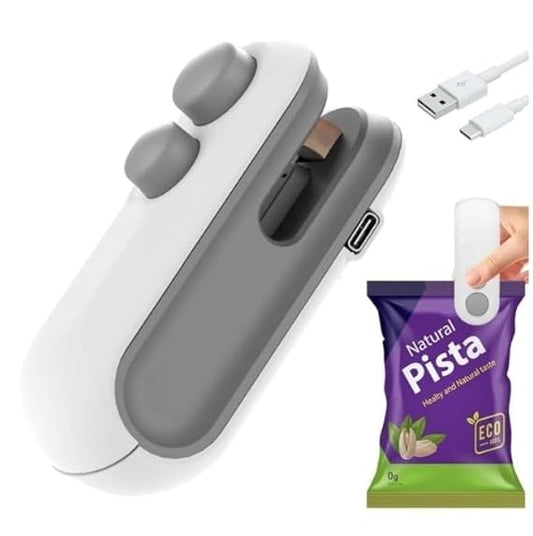 Portable Mini Sealing Machine – USB Rechargeable Heat Sealer for Food Bags