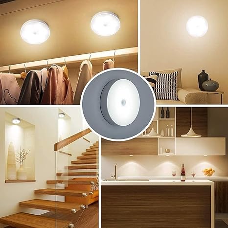 Wireless Motion Sensor LED Night Light – USB Rechargeable